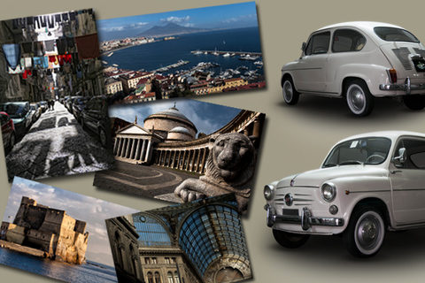 Naples: Private Tour by Classic Fiat 500 or Fiat 600 Naples: Private Tour by Classic Fiat 600