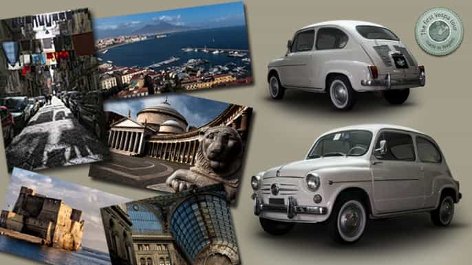 naples private tour by classic fiat 500 or fiat 600