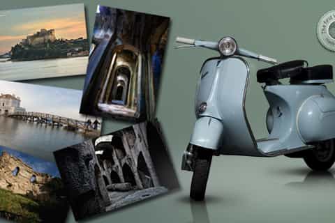 Naples: Phlegraean Fields Vintage Vespa Private Tour