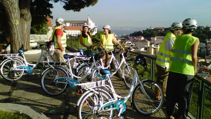 lisbon 7 hills halfday electric bike tour