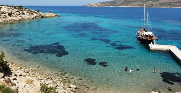 From Kos: Private Boat Trip to Pserimos and Plati