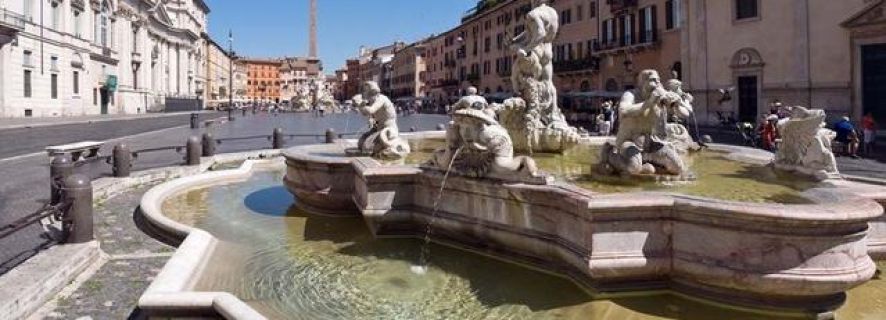 Roma fontener og kvadrater Morgen tur med lunsj