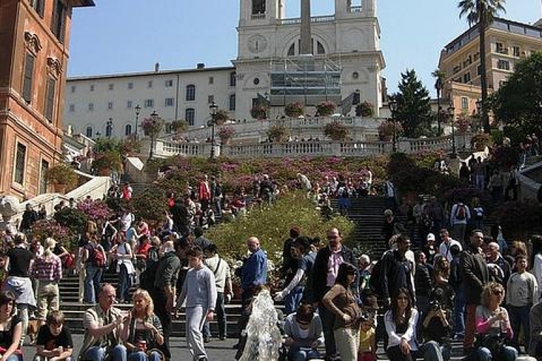Rzym Fontanny i kwadraty Rano turystycznej z lunchemfrancuski Tour