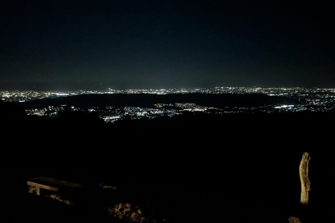 Osaka : visite nocturne du mont Ikoma avec la ligne d'horizon