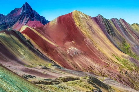 Cusco : Góra kolorów Palcoyo przez cały dzień