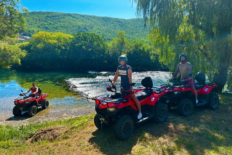 Spalato: Tour in quad ATV con bagno alle cascate e pranzo