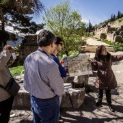 Athene: dagtrip Delphi met ophaalservice & optionele lunch