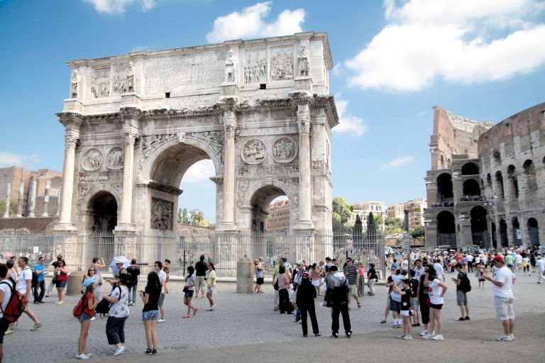 Coliseo, Foro romano y monte Palatino: tour sin colasTour privado en inglés