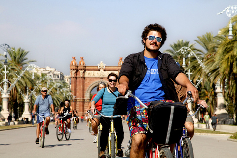 Barcelona: Guided Highlights Bike or eBike Tour (3 Hours) Barcelona Standard Bike Tour in German