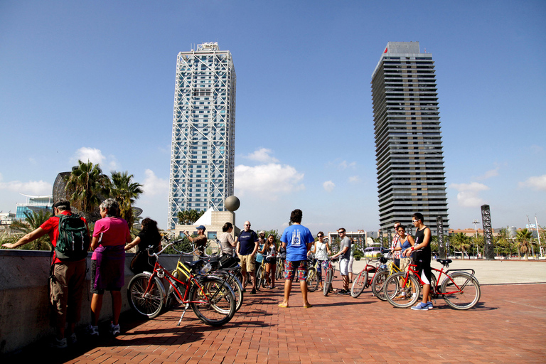 Barcelona: Guided Highlights Bike or eBike Tour (3 Hours) Barcelona Standard Bike Tour in German