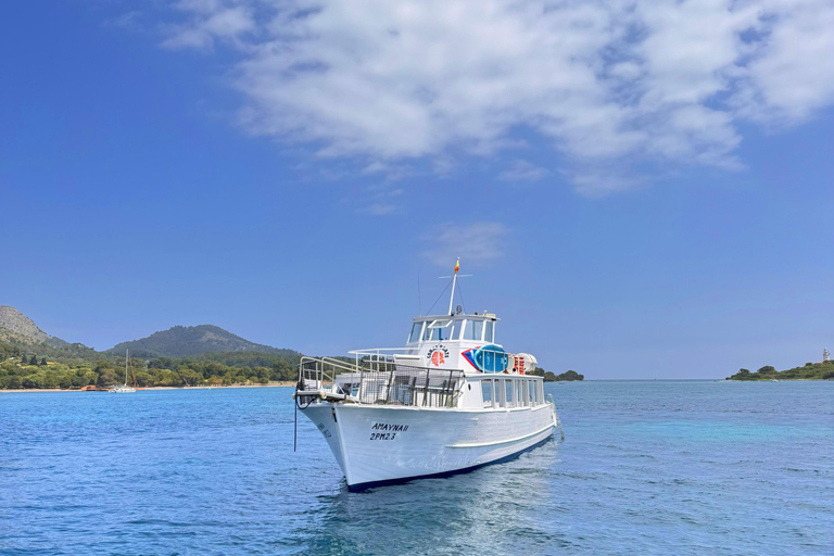 Alcudia Maiorca: Pôr do sol em barco com comida e bebida incluídasAlcudia, Maiorca: Pôr do sol num barco com comida e bebida incluídas