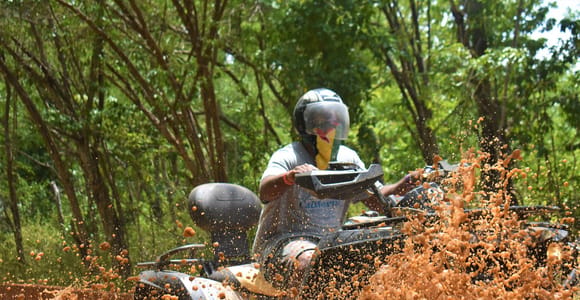 ATV, Horseback Riding, Catamaran and Zip-Line Day Tour