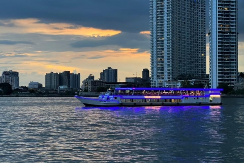 Bangkok: Billete para el crucero con cena VELACrucero al atardecer - Programa crepuscular en Asiatique