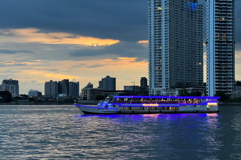 Bangkok: VELA Dinner Cruise TicketSonnenuntergangskreuzfahrt - Dämmerungsprogramm im Asiatique