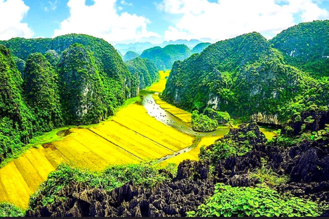 From Hanoi: 3-Day Ninh Binh & Pu Luong Nature Adventure Option 2: Deluxe Hotel & Deluxe Resort with Mountain View