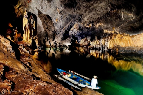 Vanuit Puerto Princesa: dagtrip ondergrondse rivierGroepstour met zipline-rit
