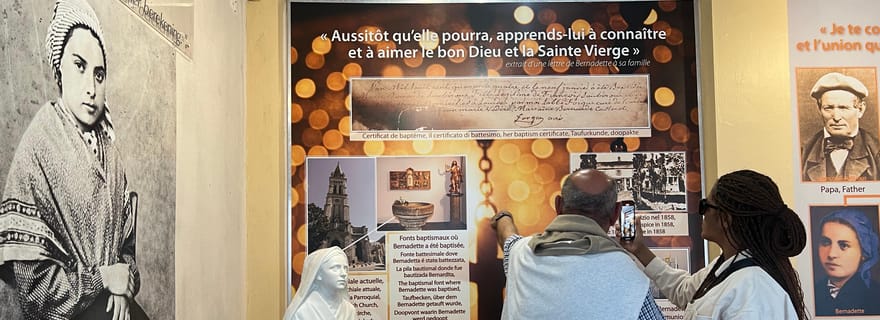 Lourdes : Les pas de Bernadette avec dégustation de vins et de mets