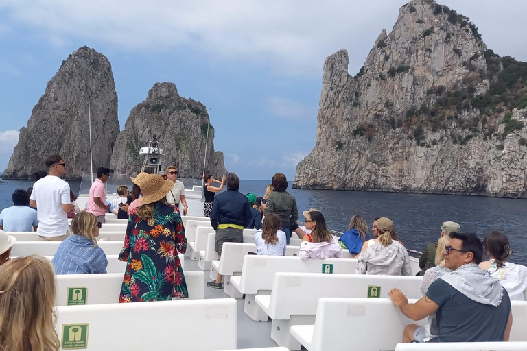 From Salerno: Capri, Positano, and Amalfi Boat Trip