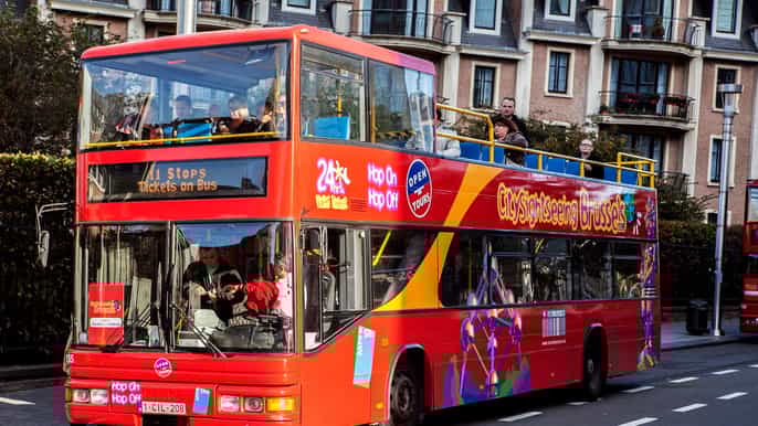 brussels hopon hopoff guided sightseeing 24h/48hticket