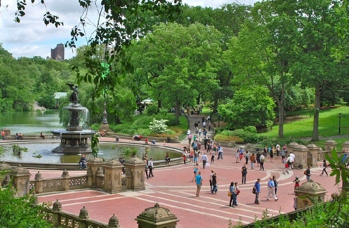 Nothing like a crisp autumn day at Bethesda Fountain