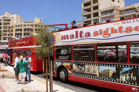 malta hopon hopoff bus tours