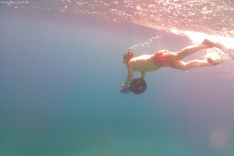 Chania: Sea Scooter Snorkeling boat tour