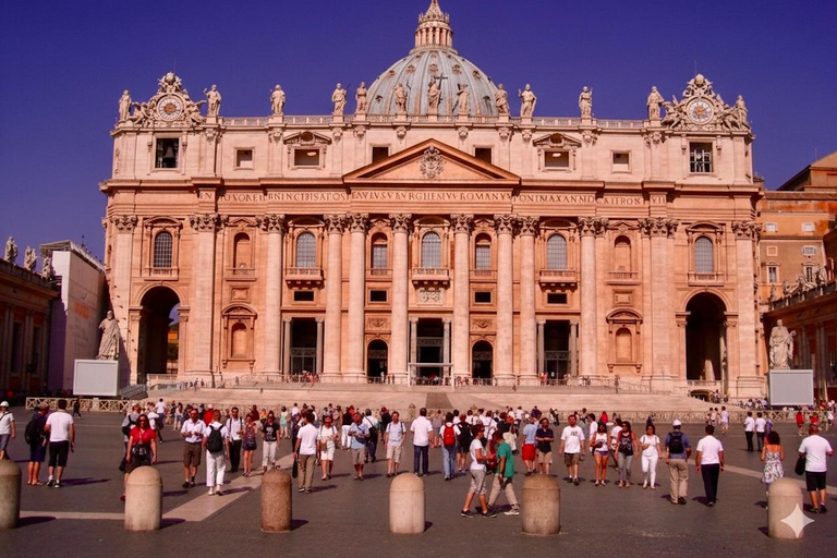 St.Peter’s Basilica tour, Grottoes, papal tomb & Dome access Guided tour of St.Peter’s Basilica, Grottoes, papal tomb.