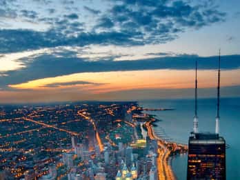 360 Chicago Aussichts-Deck: 2 Besuche „Sonne und Sterne“ 360 Chicago Aussichts-Deck: 2 Besuche „Sonne und Sterne“