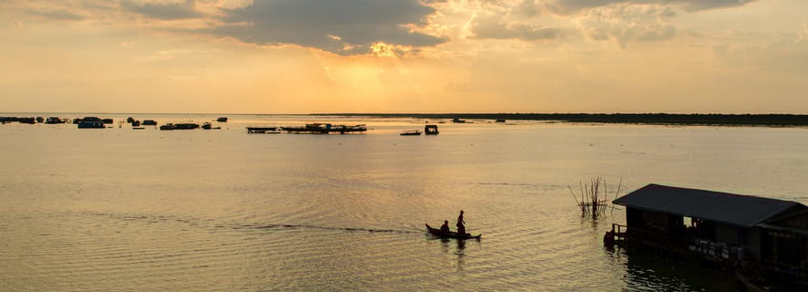 Sunset Dinner Tour: Tonle Sap Lake Floating Village