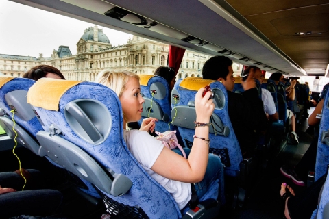 Tour de París en autobús con audioguía y crucero por el Sena