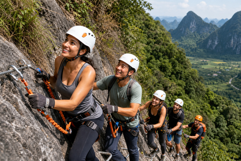 Zhangjiajie: Qixing Mountain Tickets & Adventure Options Cliff Hammock Via Ferrata Route