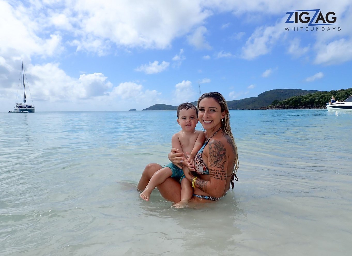 Fra Airlie Beach: Heldagstur til Whitehaven | Katamaran med aircondition