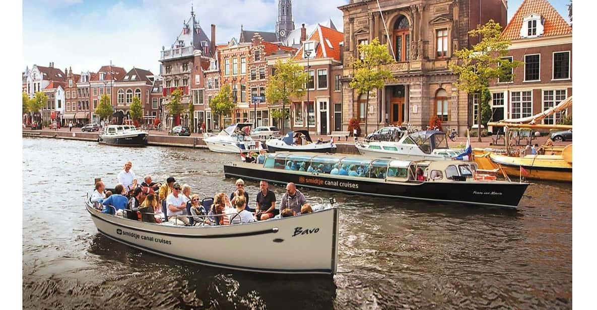 Impressie van Haarlem: Sightseeing grachtenrondvaart door het centrum