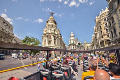Madrid: 1- eller 2-dagers hopp-på hopp-av-sightseeingbuss