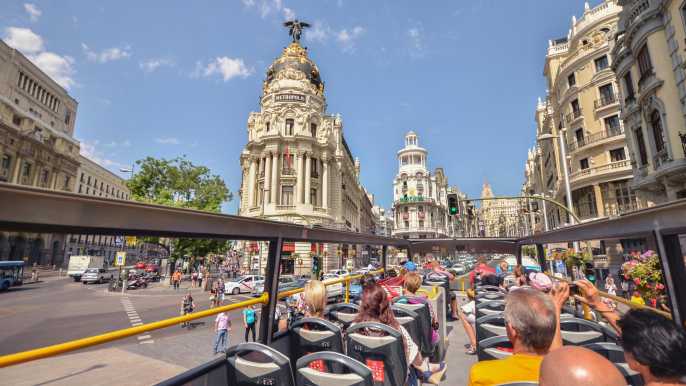 Madrid: tour en autobús turístico de 1 o 2 días