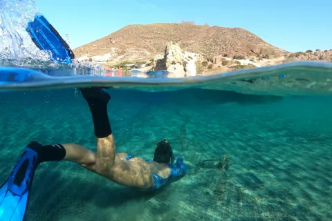 Alicante : Excursion en E-Bike à Calas et sur les plages avec plongée en apnée