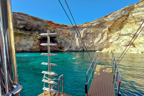 Mellieha: Comino, Crystal & Blue Lagoon 2 Bay Evening Cruise