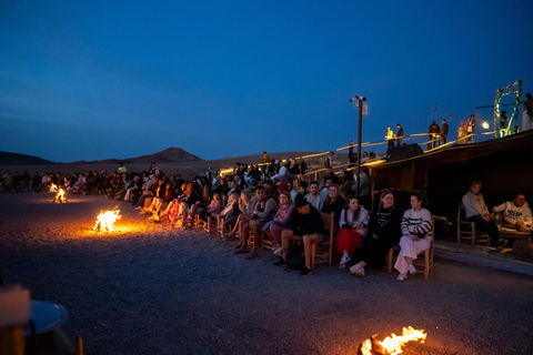 De Marrakech: Passeio ao pôr do sol no deserto com passeio de camelo e jantar