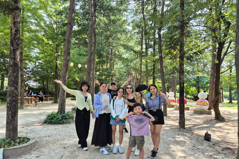 Cherry Blossom Tour from Seoul: Nami, Rail Bike & Alpaca C. Cherry Blossom B + Nami Island