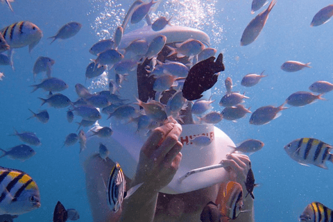 Boracay: Excursión por las islas con buceo con casco y ATV en tierra firme