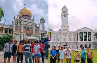 Rundgang am Singapore River & in Kampong Glam mit Teh Tarik