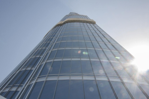 Burj Khalifa: ticket met eenrichtingstransferBurj Khalifa: entreetickets & hotel ophaalservice