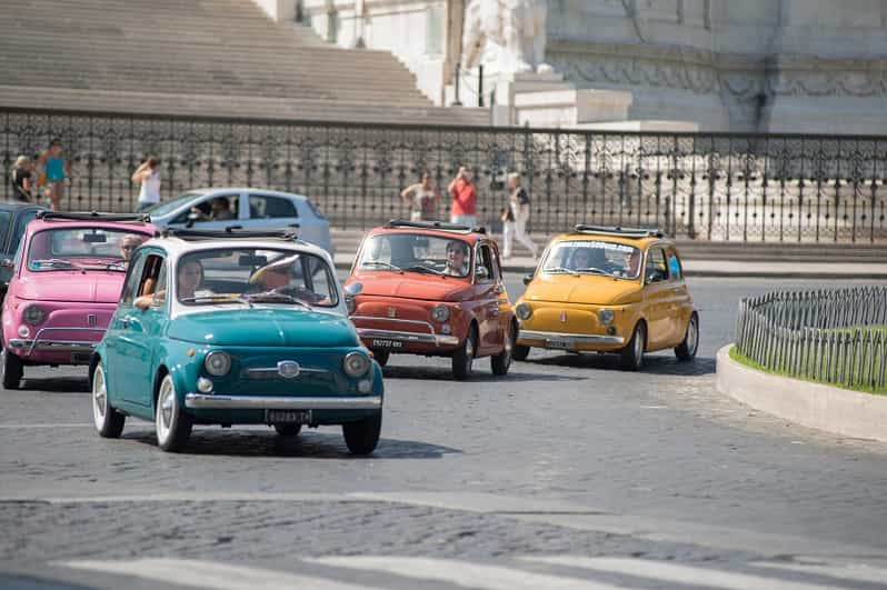 vintage fiat 500 tour rome