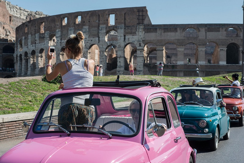 Rome : visite au volant d’une Fiat 500 rétroRome : visite de 3 h au volant d’une Fiat 500 rétro