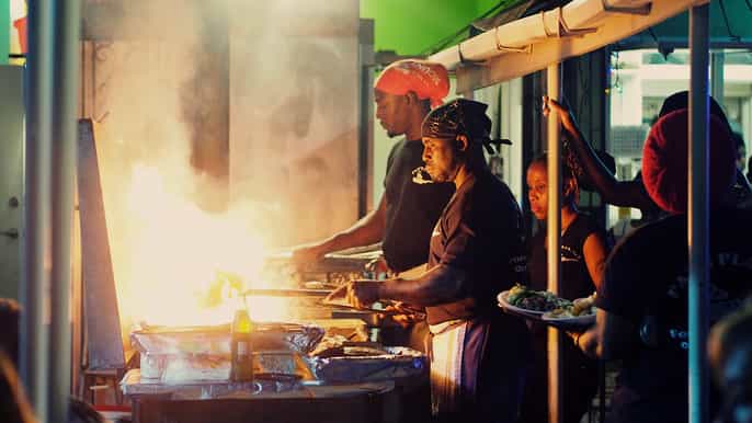 oistins fish fry experience from bridgetown barbados