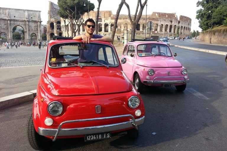 Roma: tour de 3 h con chófer en Fiat 500 vintageTour con chófer por Roma en un Fiat 500