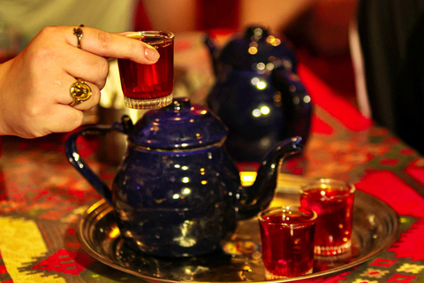From Cairo: Desert night, Bedouin dinner, coffee & show