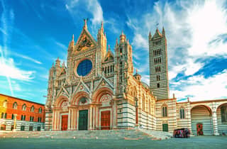 Von Florenz: Tour nach Siena und San Gimignano mit Blick auf das Chianti-Gebirge
