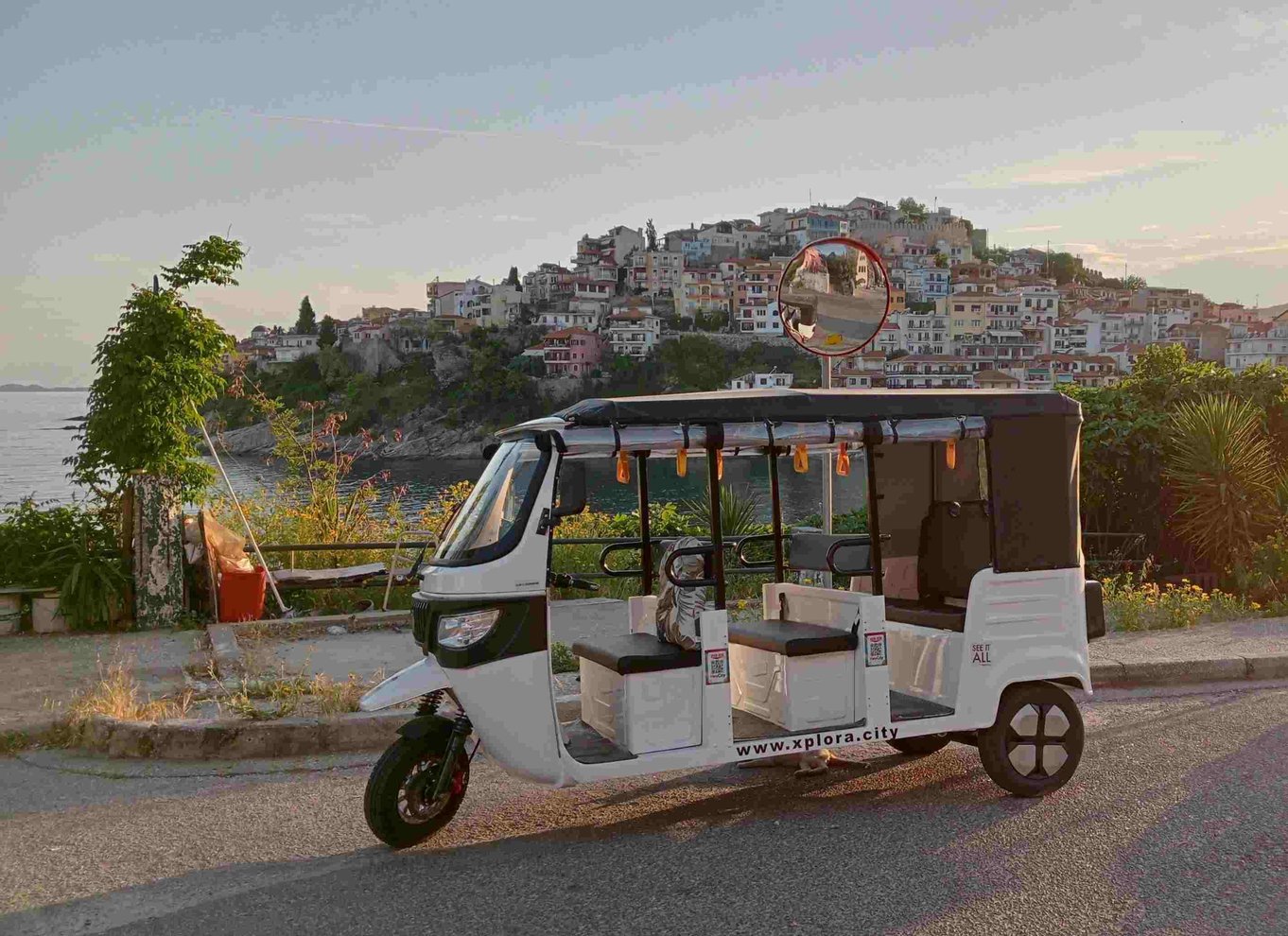 Kavala: Autentisk bytur med miljøvenlig tuk-tuk