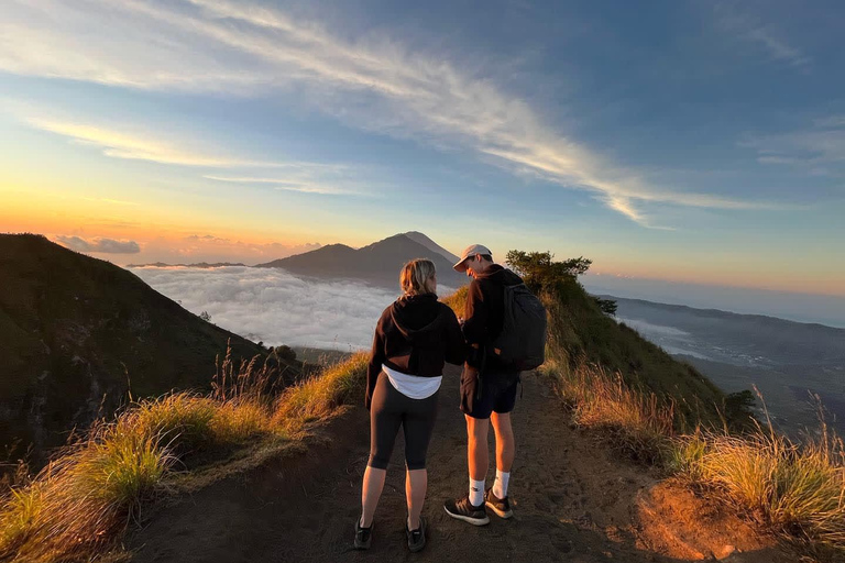 Ubud: Mount Batur Sunrise Tour – Jeep or Trekking Option Ticket Natural Hot Spring (Meeting point) + Without Hotel Tf